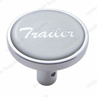 "Trailer" Long Air Valve Knob - Silver Glossy Sticker