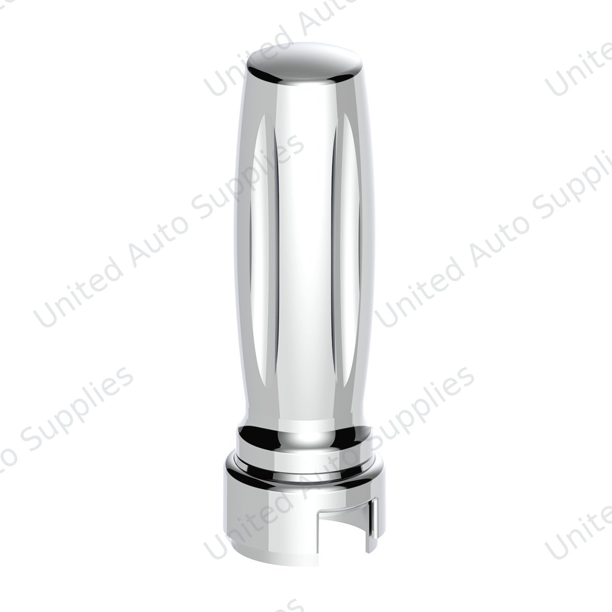 M30X3.5 Thread-On Vegas Gearshift Knob With 13/15/18 Speed Adapter - Chrome/Vertical