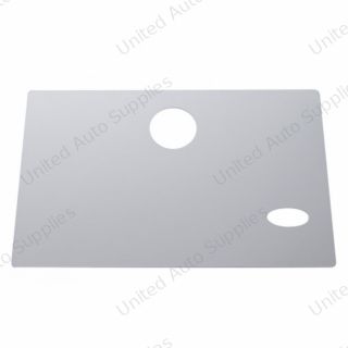 Stainless Glove Box Cover With Oval Cutout For Early Peterbilt (Bulk)