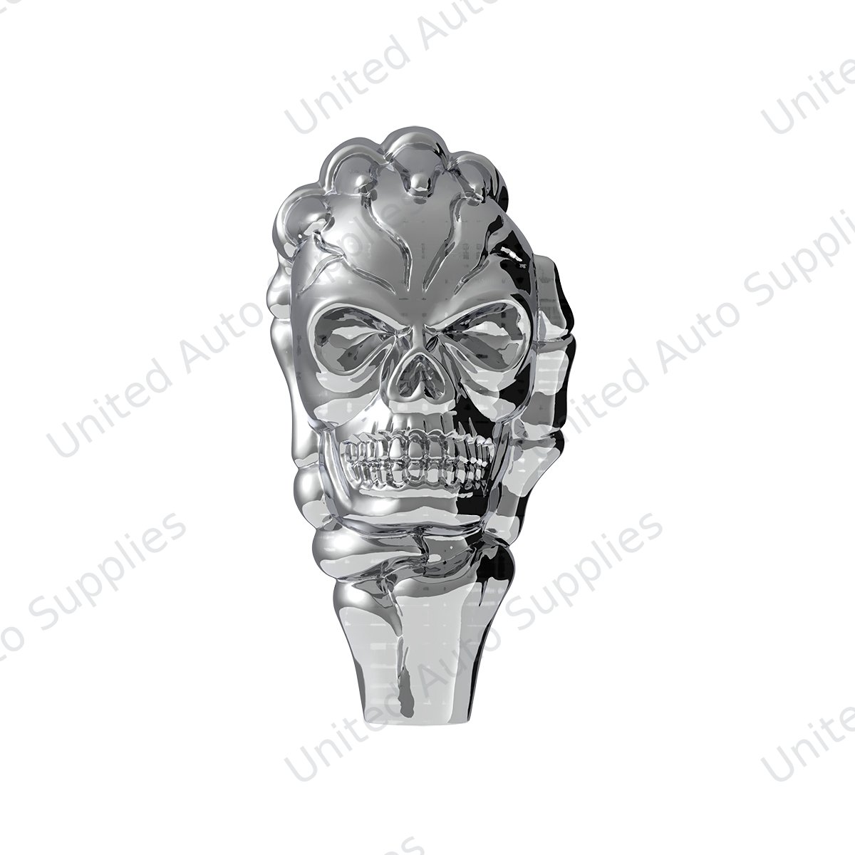 1/2"-13 Thread-On Skull Shift Knob - Chrome (Bulk)
