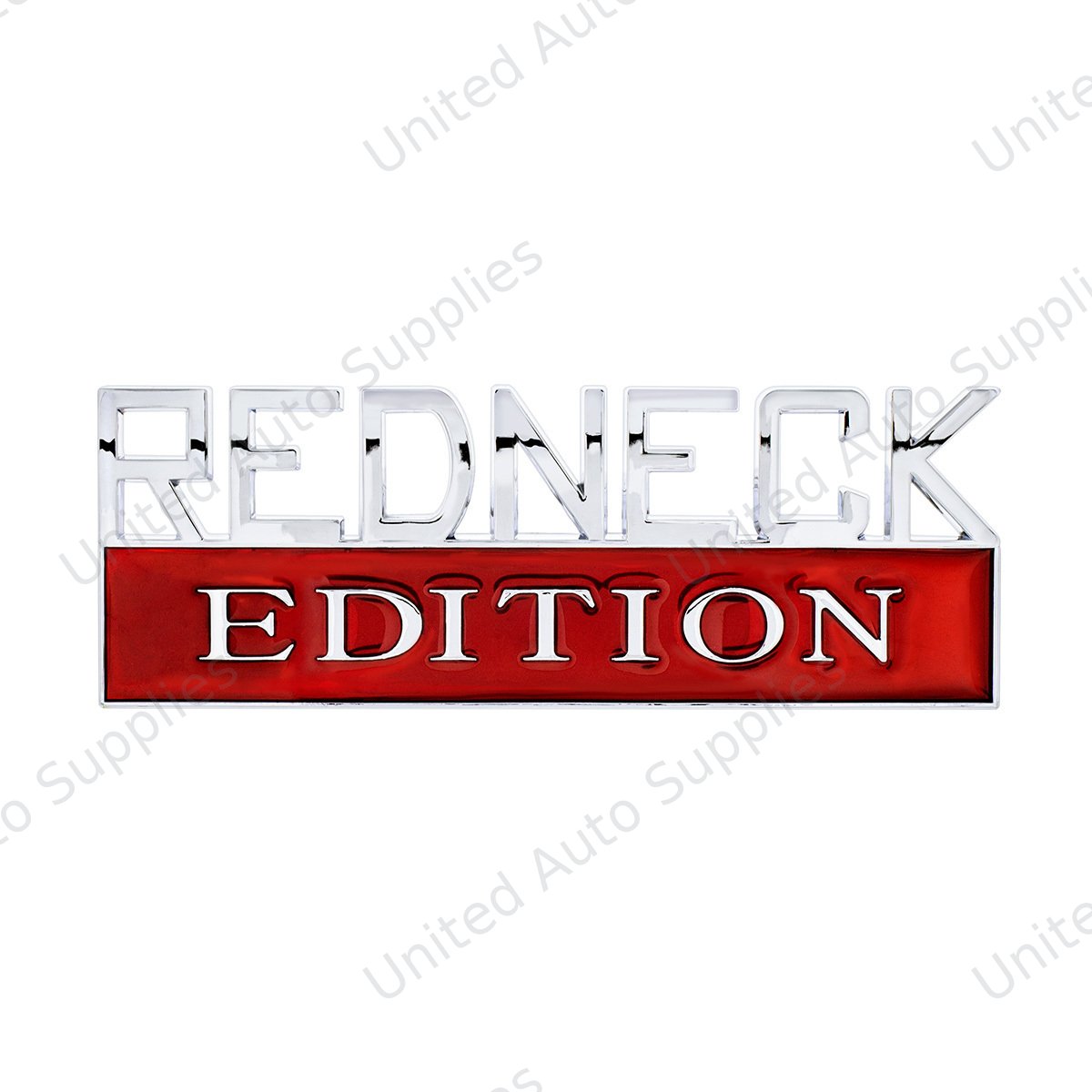 Chrome Die Cast "Redneck Edition" Accent Emblem