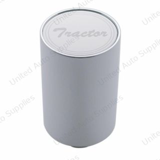 "Tractor" 3" Air Valve Knob - Stainless Plaque With Cursive Script