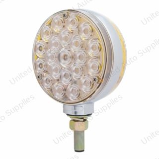 42 LED Double Face Turn Signal Light - Amber LED/Clear Lens