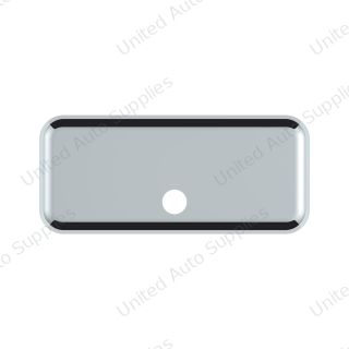 Chrome Plastic Upper Center Storage Door Cover For 2007-2018 Freightliner Cascadia