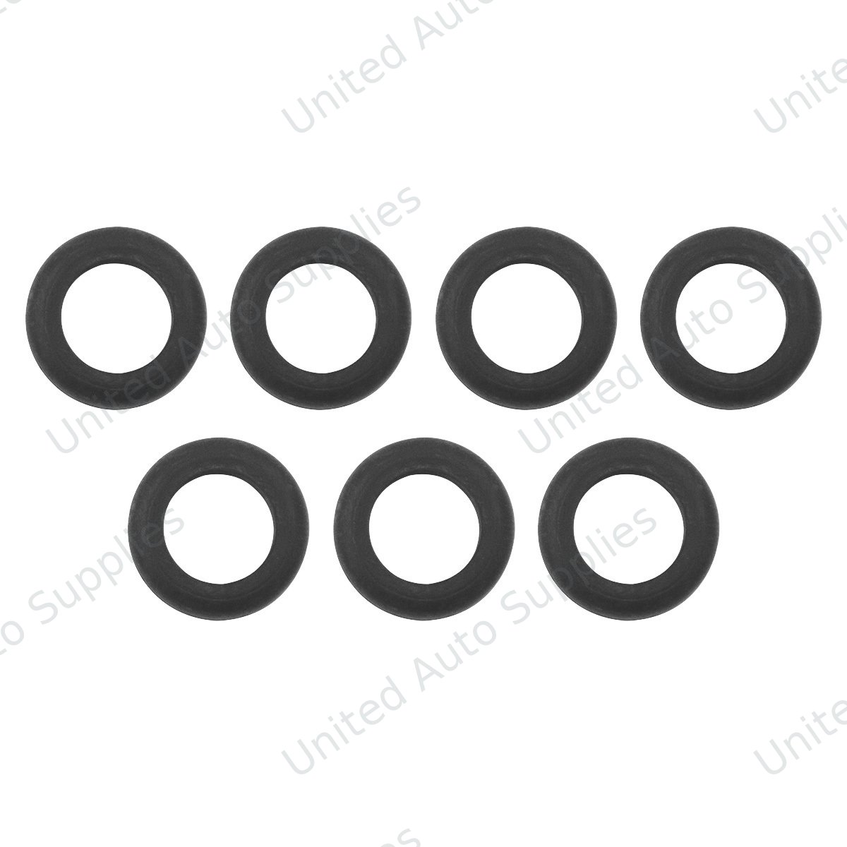 5/8" Mounting Hole Black Vinyl Grommet (7-Pack)