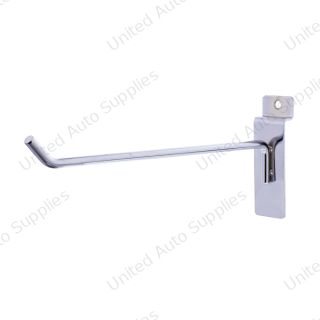 Chrome 8" Slatwall Hook