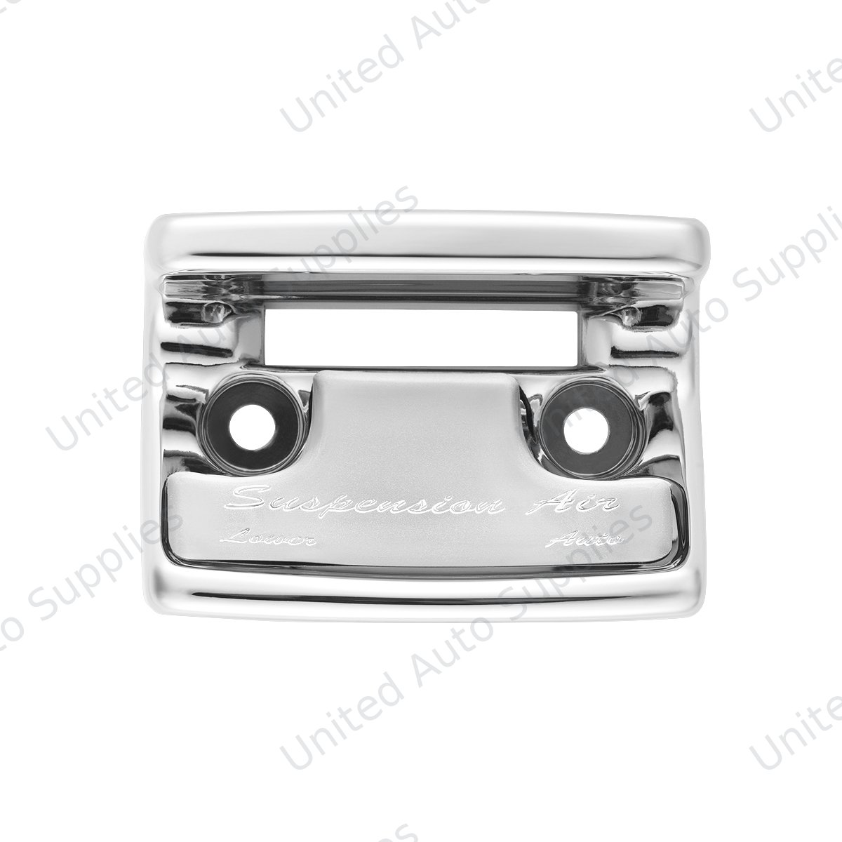 Chrome Plastic Suspension Air Switch Guard With Glossy Sticker For 1990-2010 Freightliner Classic-Silver
