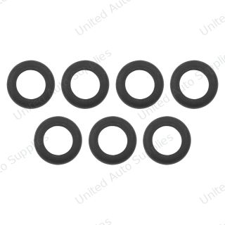 5/8" Mounting Hole Black Vinyl Grommet (7-Pack)