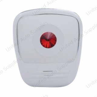 Diagnostic Plug Cover For 2006+ Peterbilt - Red Crystal