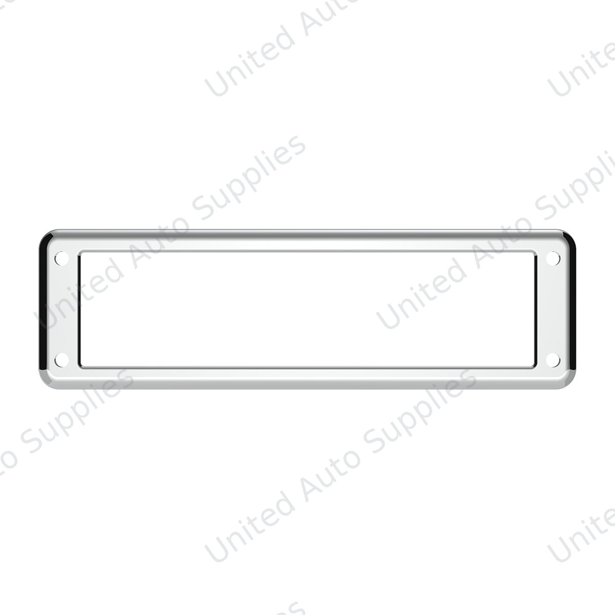 Chrome Plastic Overhead Pocket Bezel For 2000-2010 International 9900/9400/9200