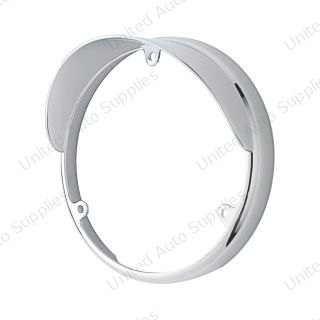 Chrome Plastic Bezel For Unted Pacific Double Face LED Lights With Visor