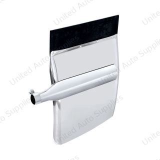 24" X 29" Stainless Quarter Fender Set - Triangle Bracket