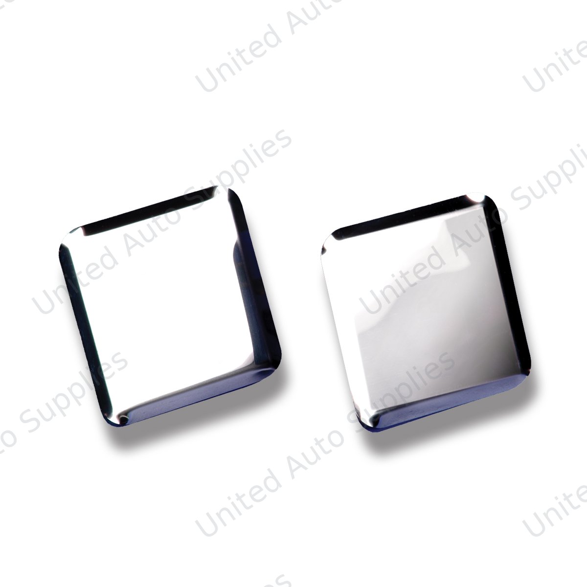 Stainless Boltless Tow Hole Covers For All Kenworth Models With 2" Receiver (2-Pack)