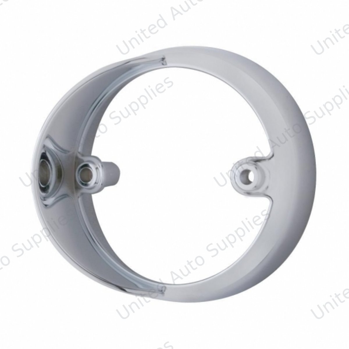 3" Round LED Light Bezel With Side Visor