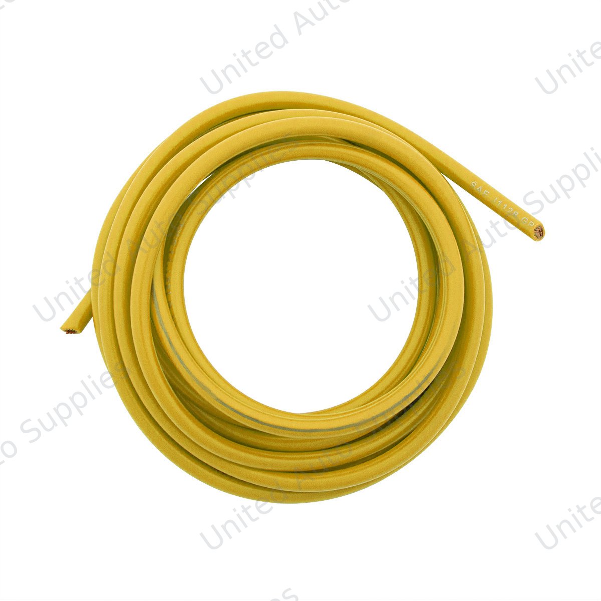 Primary Wire - Rated 80°C 10 AWG, Yellow 8 Ft.