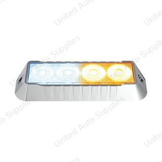 4 LED Warning Light - Amber LED/White LED