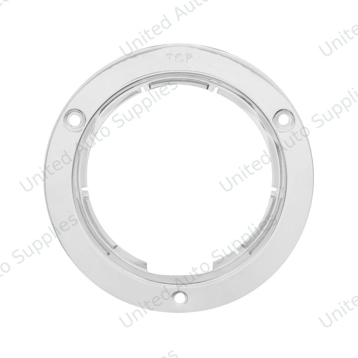 Stainless Steel Mounting Bezel For 4" Round Light (Card)