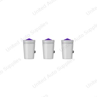 Mini Toggle Switch Extension With Purple Crystal For Kenworth (Card of 3)