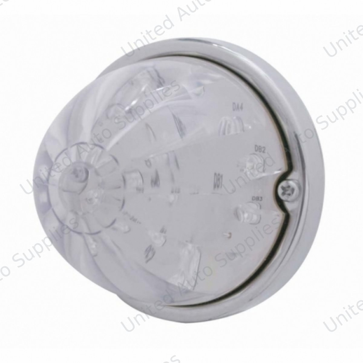 17 LED Watermelon Flush Mount Kit - Red LED/Clear Lens