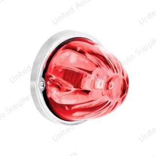UltraBurst Glass Watermelon Light Flush Mount Kit-Red LED/Clear Lens