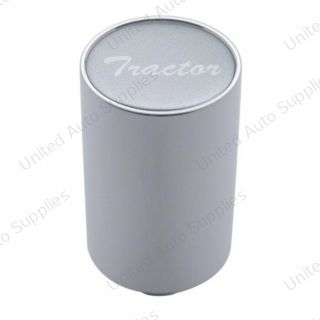 "Tractor" 3" Air Valve Knob - Silver Glossy Sticker