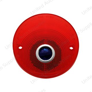 Tail Light Lens With Blue Dot For 1960-66 Chevy Stepside Truck