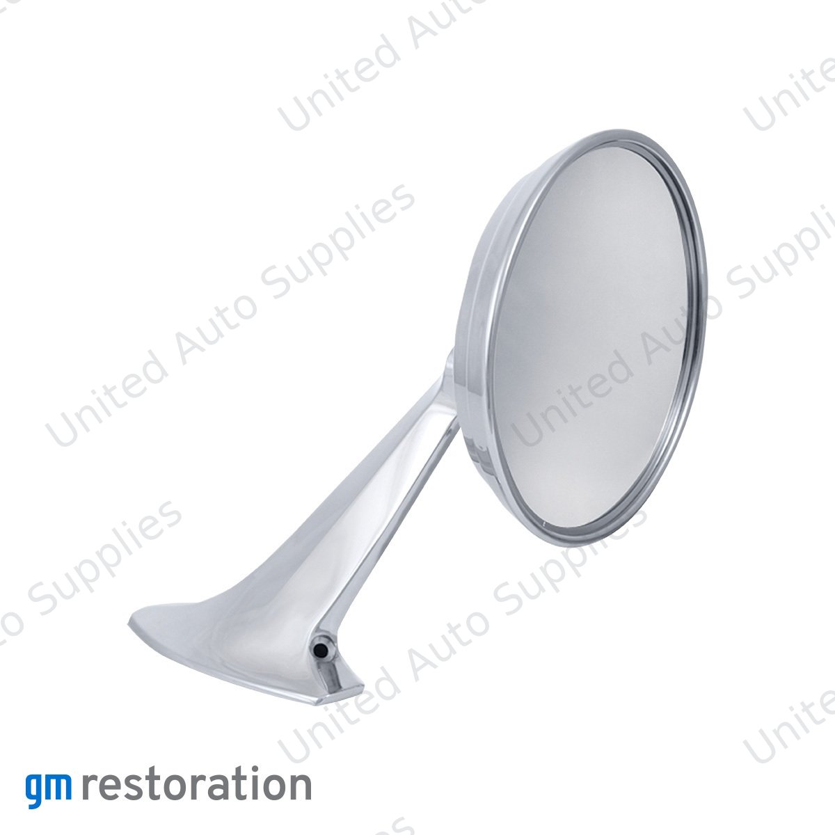 Exterior Mirror With Bow Tie Logo For 1965-1966 Chevy Passenger Car - R/H