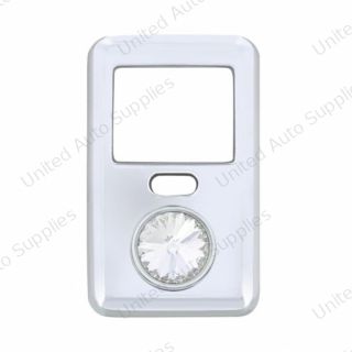 Rocker Switch Cover With Crystal For 1998-2018 Volvo VNL - Clear