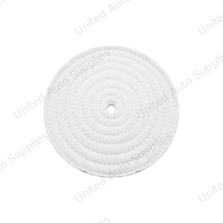 6" Assorted Muslin Buff - 1/2" Arbor