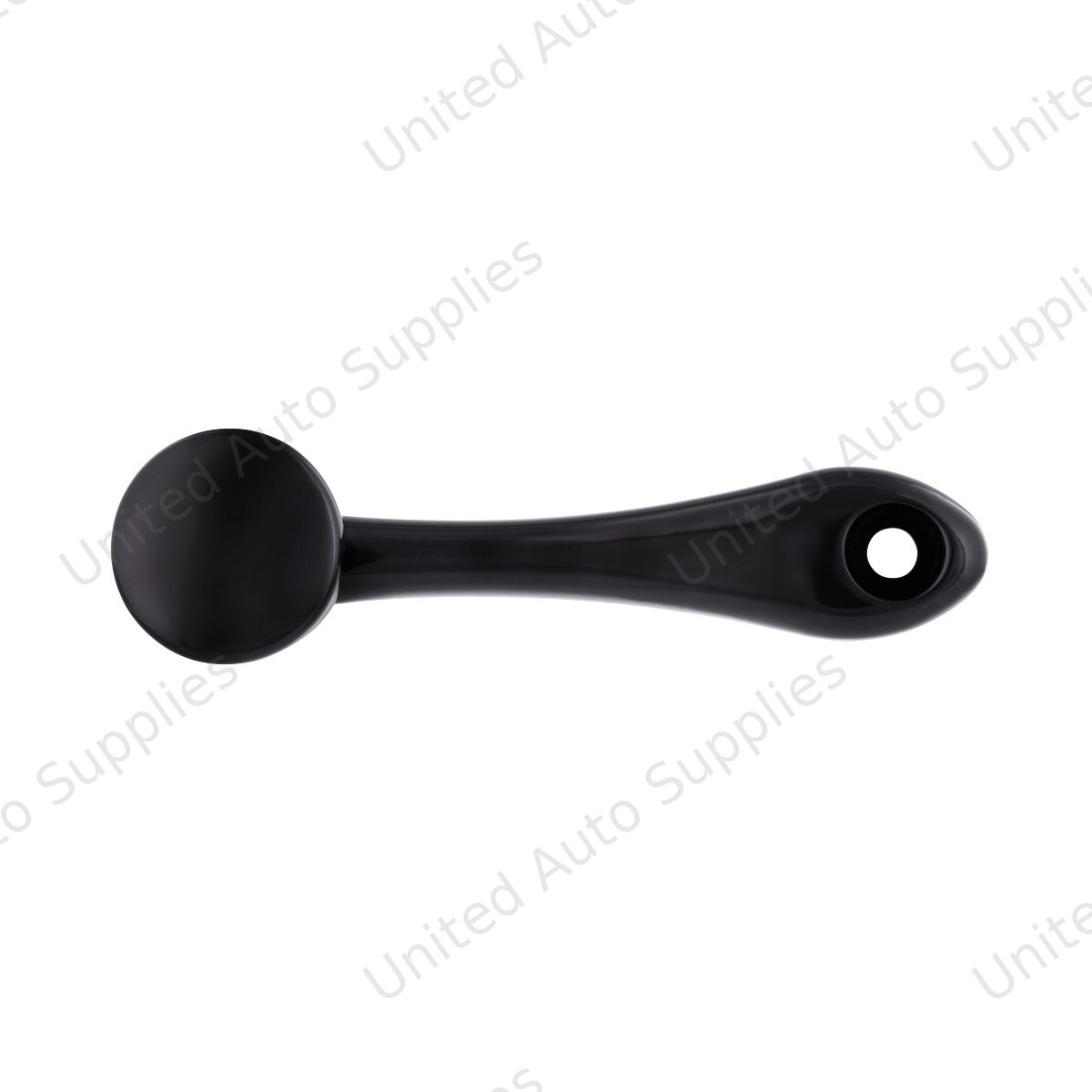 Black Die-Cast Window Crank With 3/8” Square Adapter - Plain