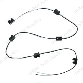 2-Prong Plug Wiring Harness With 6" Lead Between Plugs - 6 Plugs