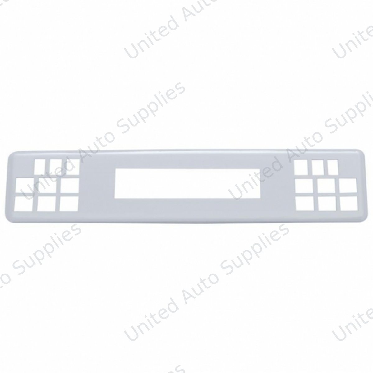 Chrome Plastic Center Dash Warning Light Panel Cover For Freightliner