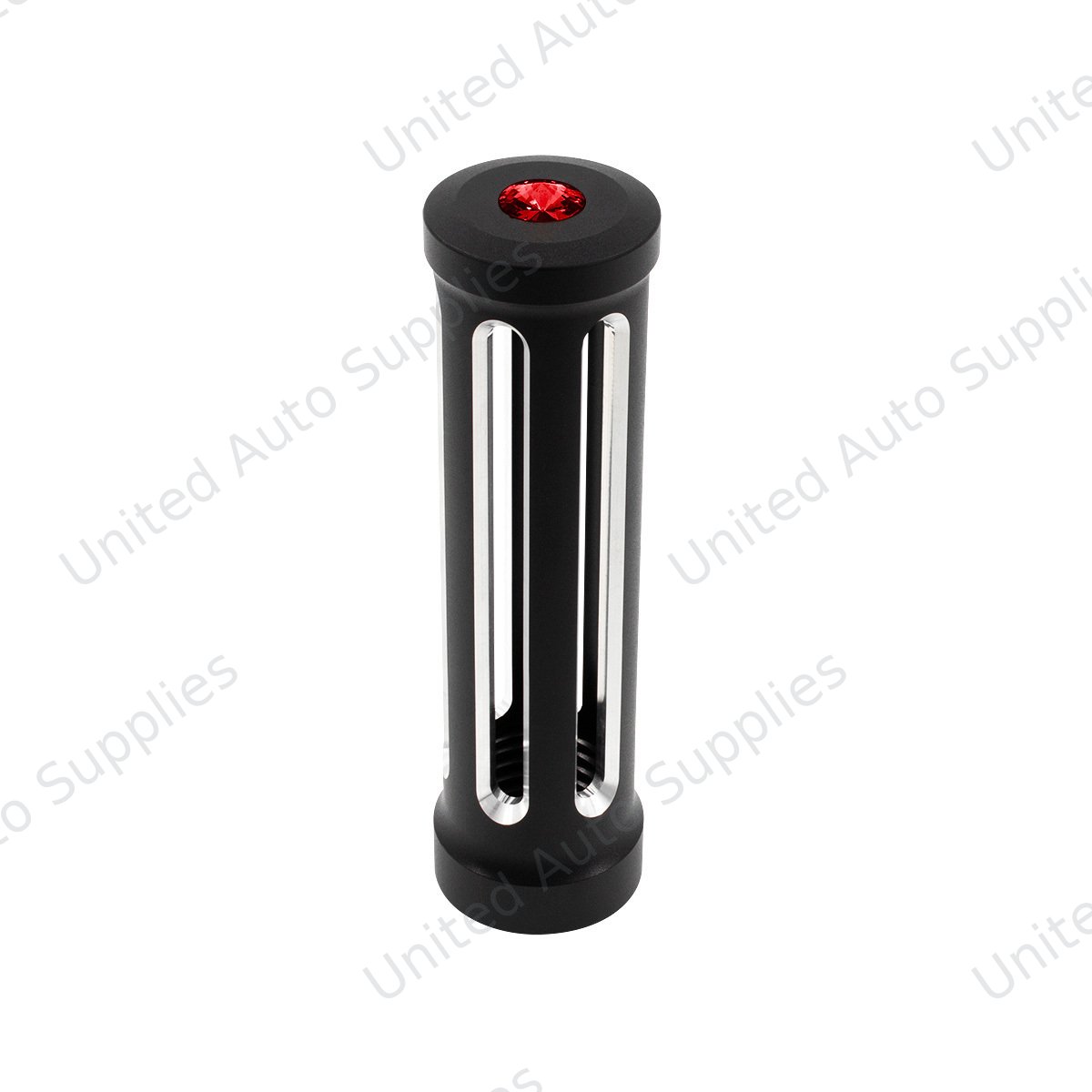 M30X3.5 Thread-On Sonoma Gearshift Knob-Red Crystal/Matte Black