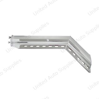30" 430SS 45-Degree Angled Heavy Duty Mud Flap Hangers-2.5" Bolt Pattern (Pair)