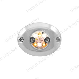 6 LED 1" Warning Light - Split Color