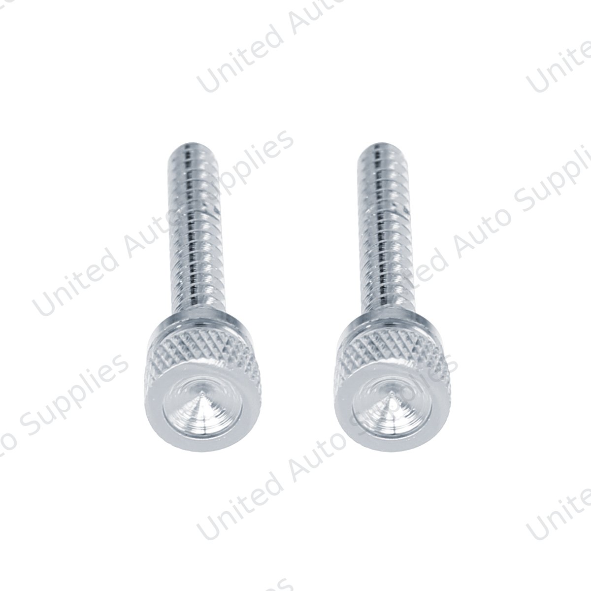 Long Knurled Thumb Dash Screw For Freightliner - Indented (Card of 2)