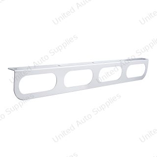 Stainless Light Bracket With 4X Oval Light Cutouts
