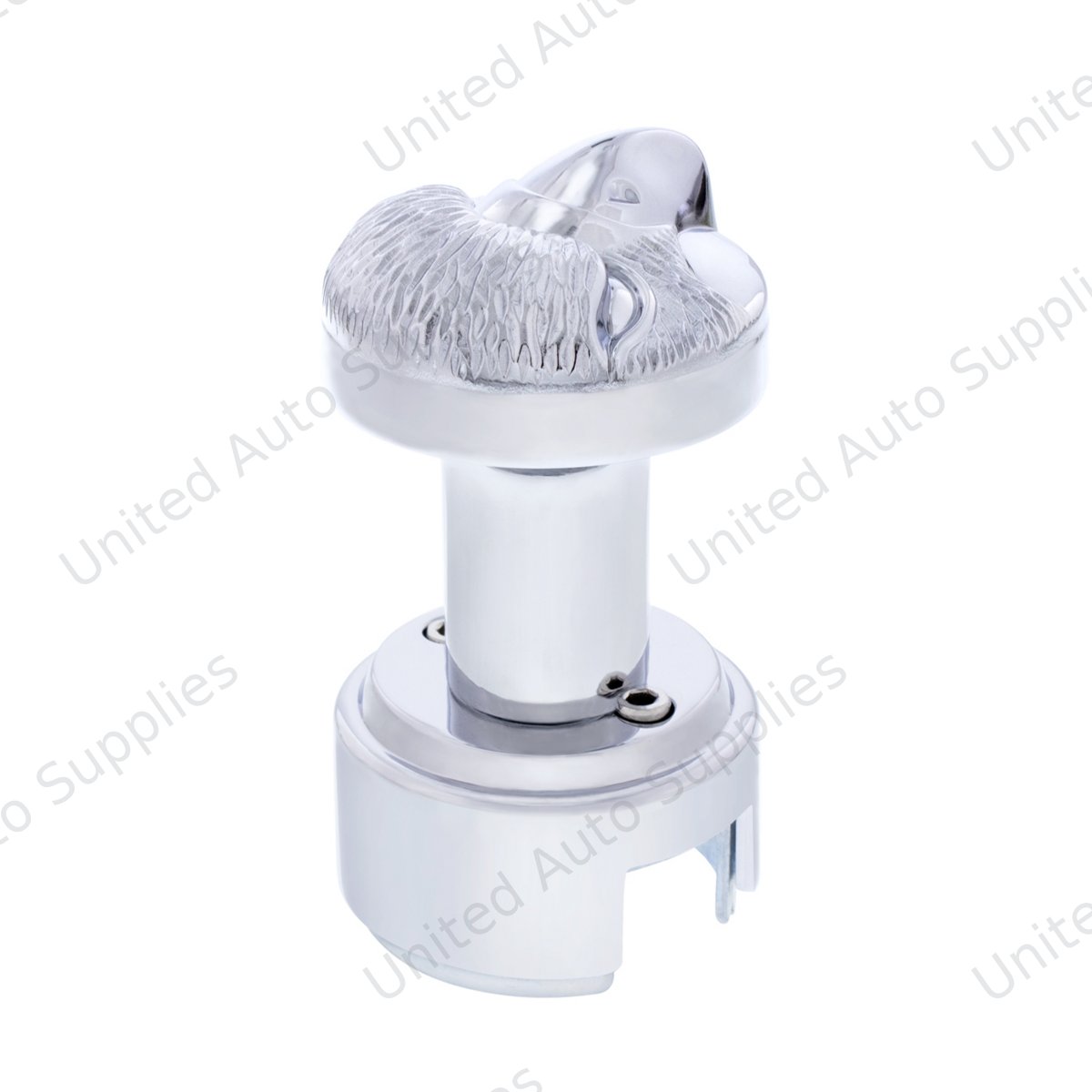 Eagle Thread-On Gearshift Knob With 13/15/18 Speed Adapter - Chrome