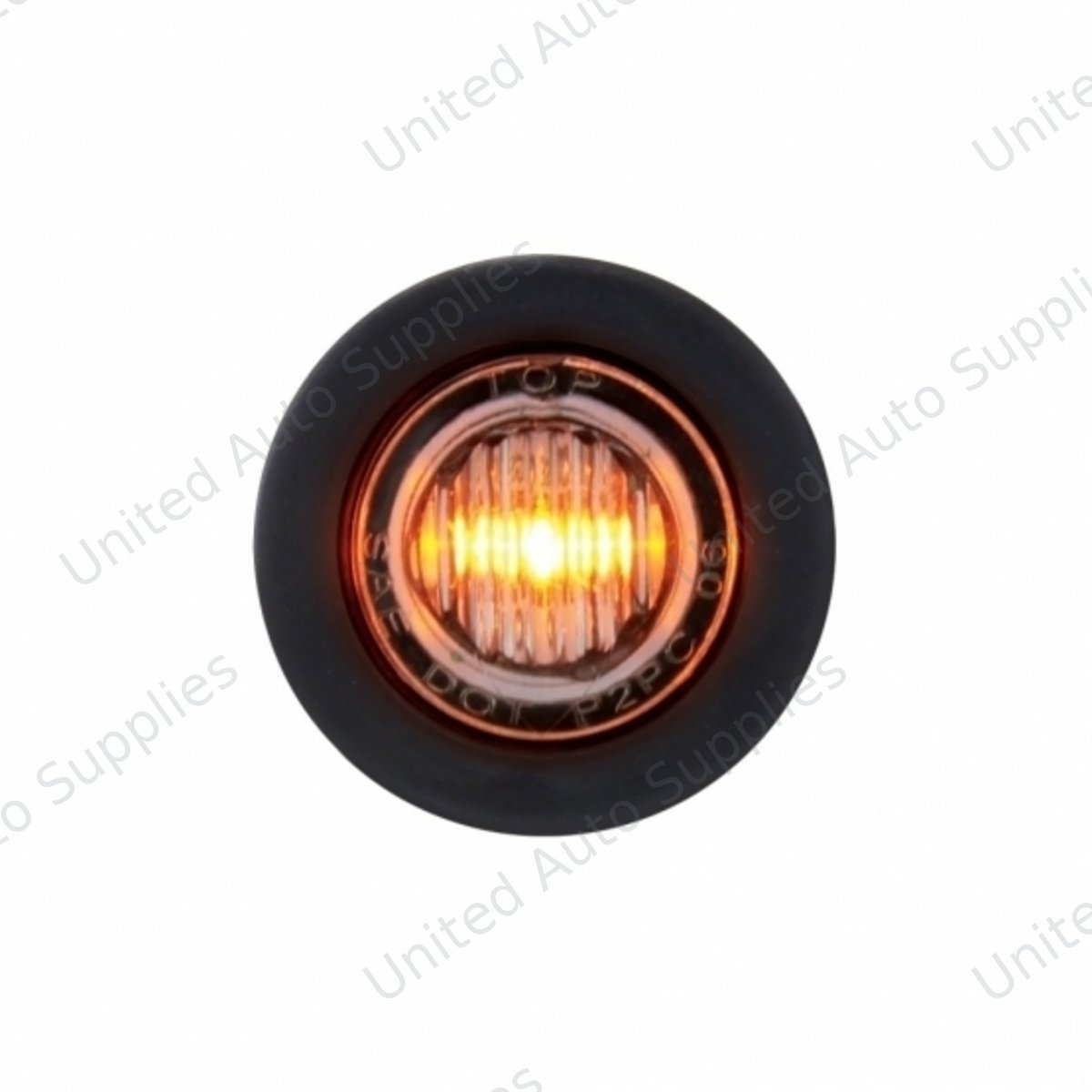 3 LED 3/4" Mini Light (Clearance/Marker) - Amber LED/Clear Lens