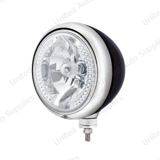 Black Guide 682-C Style Headlight H4 Bulb With 34 White LED