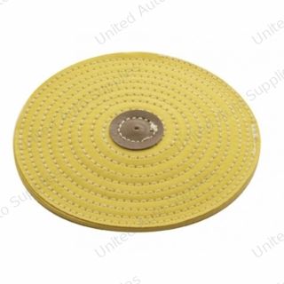 4" Yellow Razor Buff - 1/8" Arbor