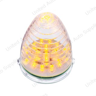 19 LED Beehive Grakon 1000 Cab Light - Amber LED/Clear Lens