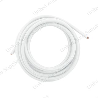 Primary Wire - Rated 80°C 10 AWG, White 8 Ft.