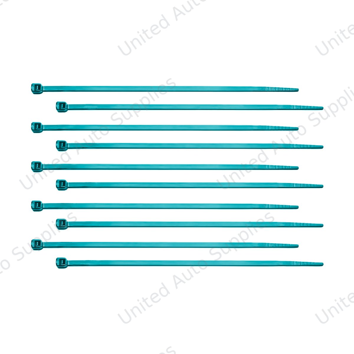 6" Nylon Cable Zip Ties - Blue (10-Pack)