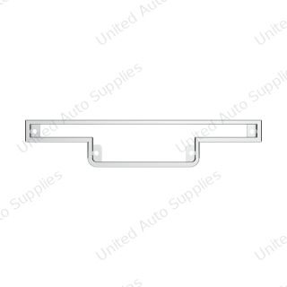 Chrome Plastic Warning Light Panel Bezel Without Visor For 1990-2000 Peterbilt 379/378/377