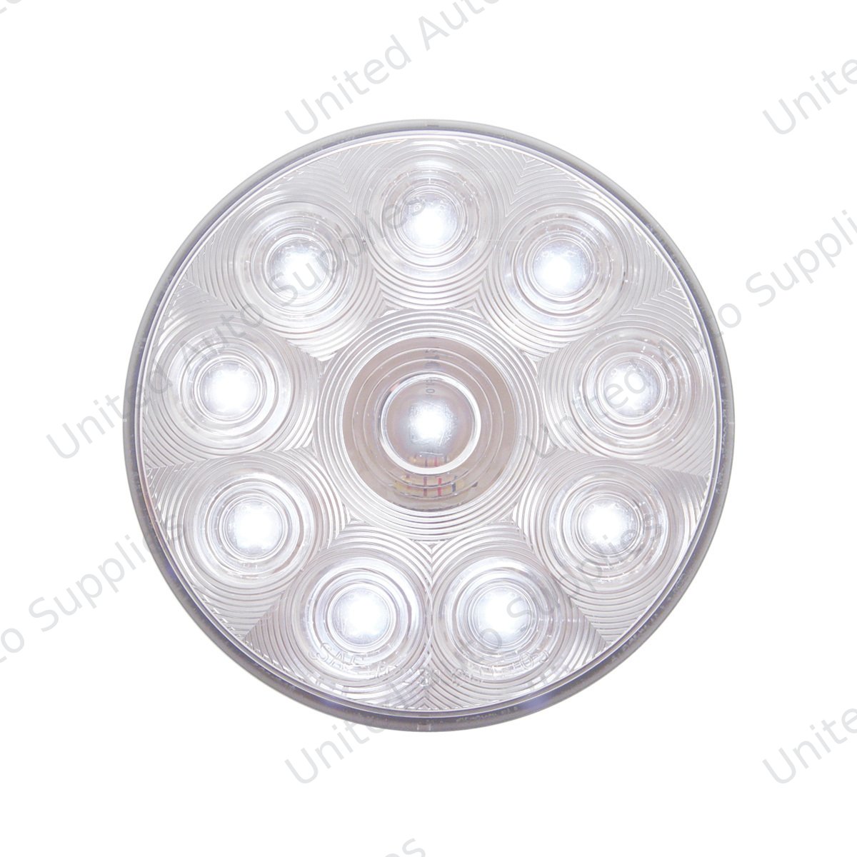 10 LED 4 "Auxiliary/Utility Light - White LED/Clear Lens