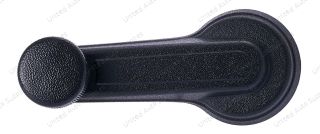Window Crank Handle RH = LH Plastic Texture Black (Plastic) for 1997-2004 Chevrolet Venture; 1997-2004 Oldsmobile Silhouette