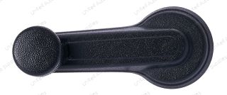 Window Crank Handle RH = LH Plastic Texture Black (Plastic) for 1997-2004 Chevrolet Venture; 1997-2004 Oldsmobile Silhouette
