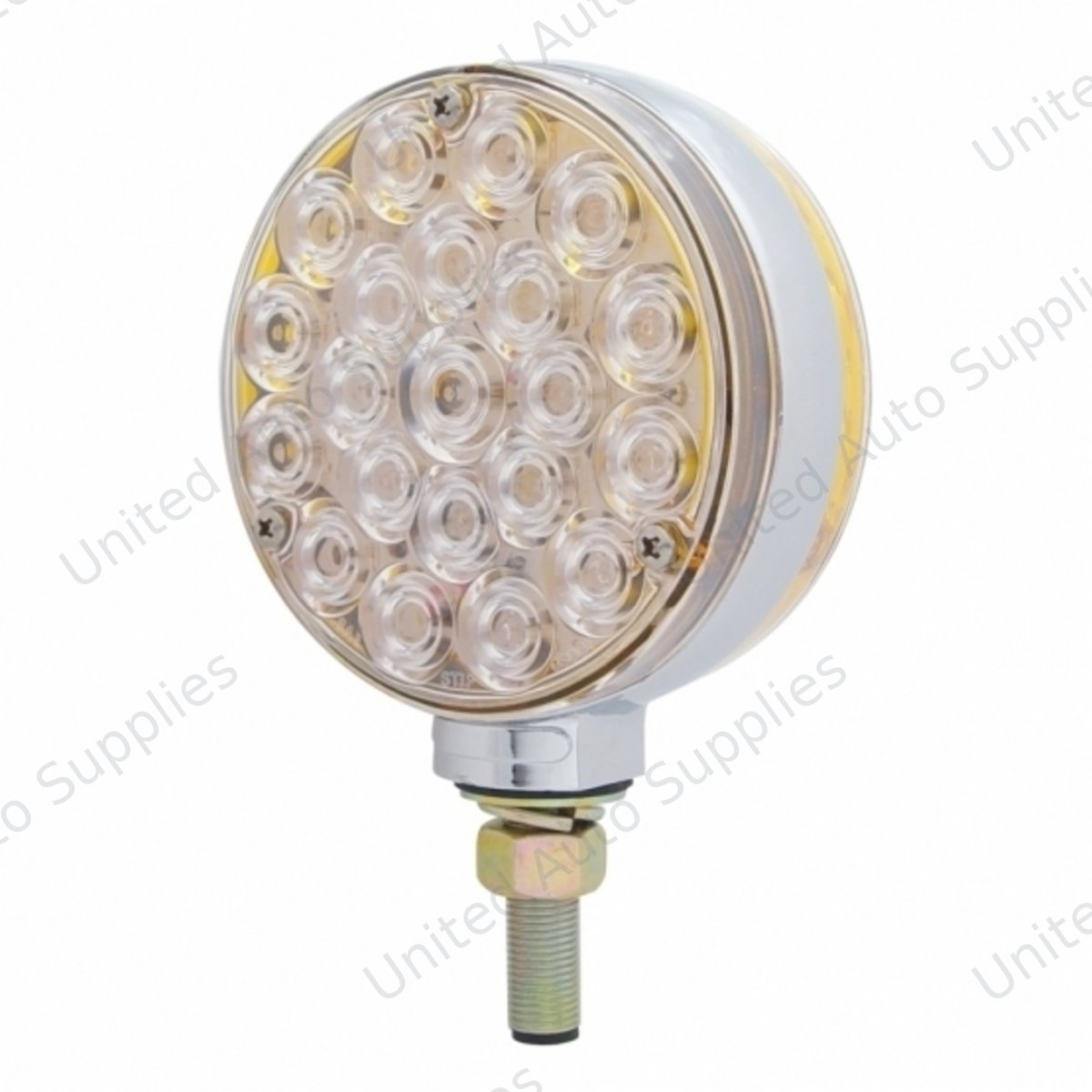 42 LED Double Face Turn Signal Light - Amber LED/Clear Lens