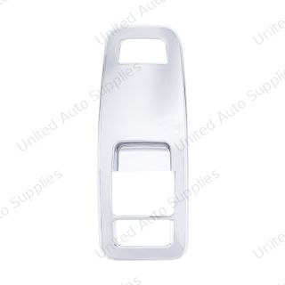 Chrome Plastic Door Switch Cover For 2013-2024 Kenworth T680-Driver (Without Power Mirrors)